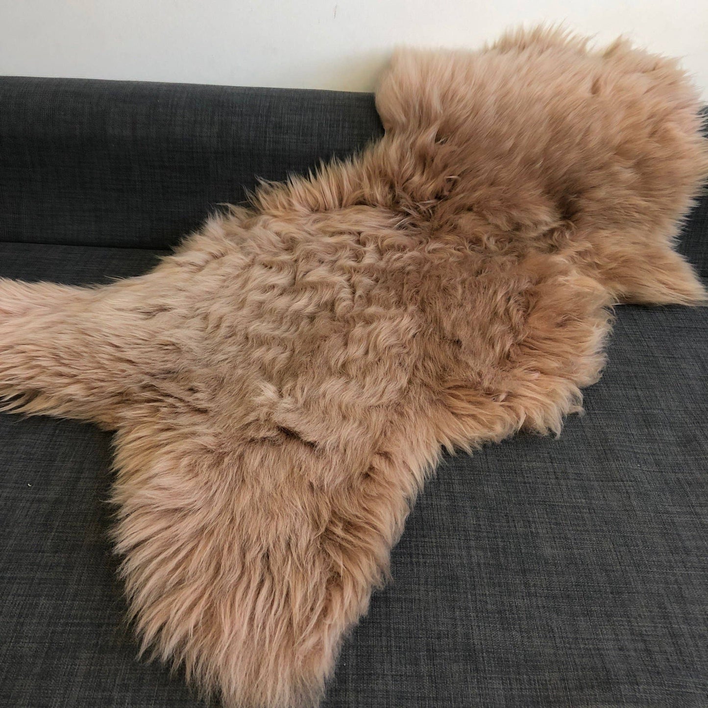 British Honey Gold Sheepskin Rug Sheep Skin Throw