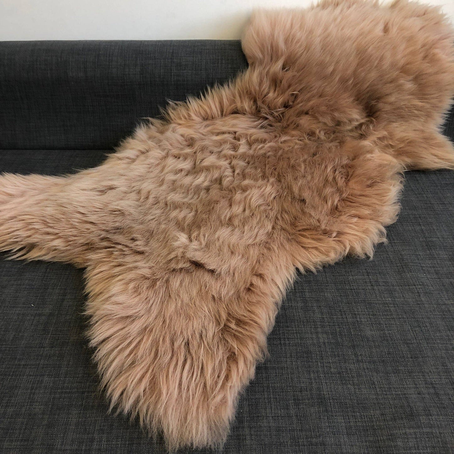 British Honey Gold Sheepskin Rug Sheep Skin Throw