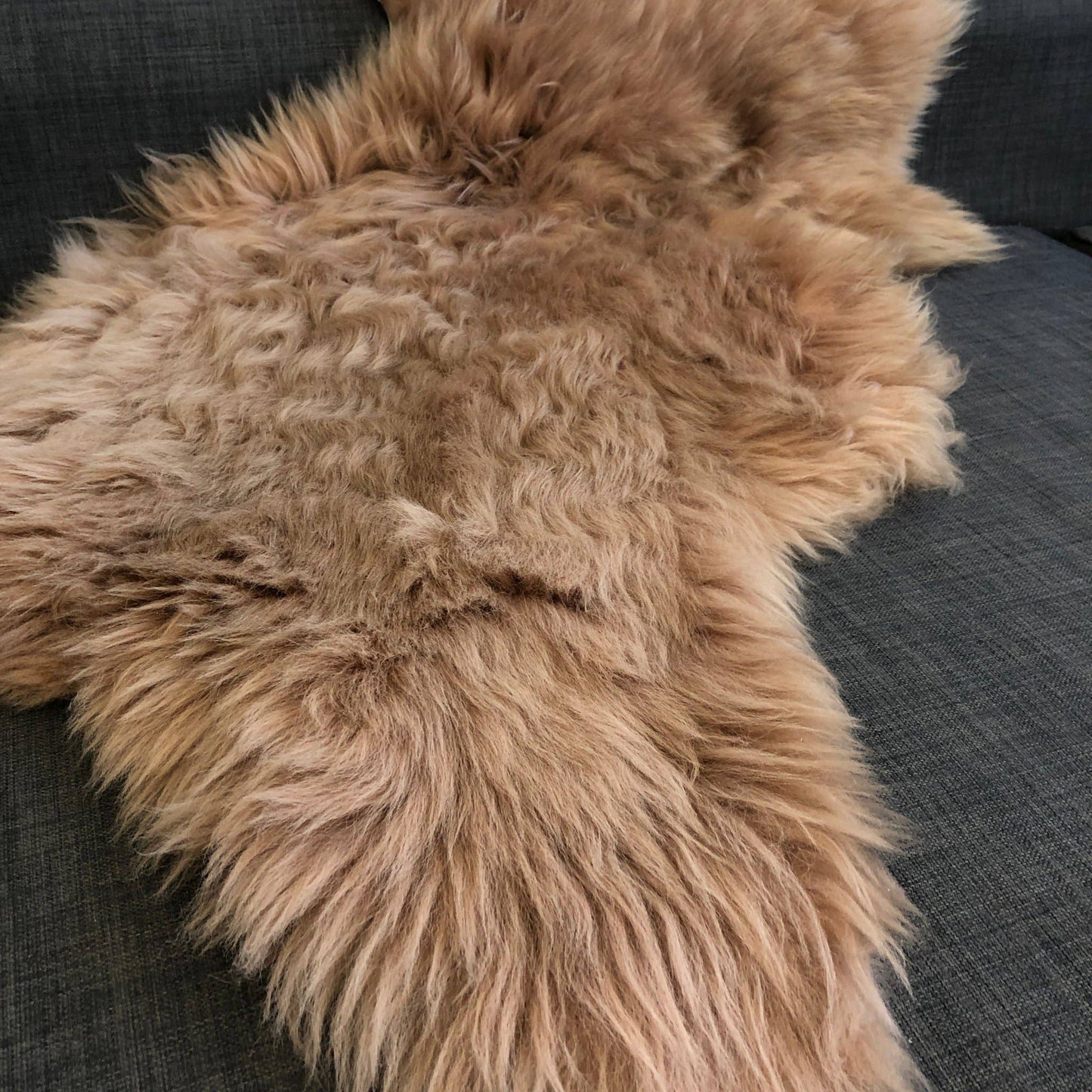 British Honey Gold Sheepskin Rug Sheep Skin Throw