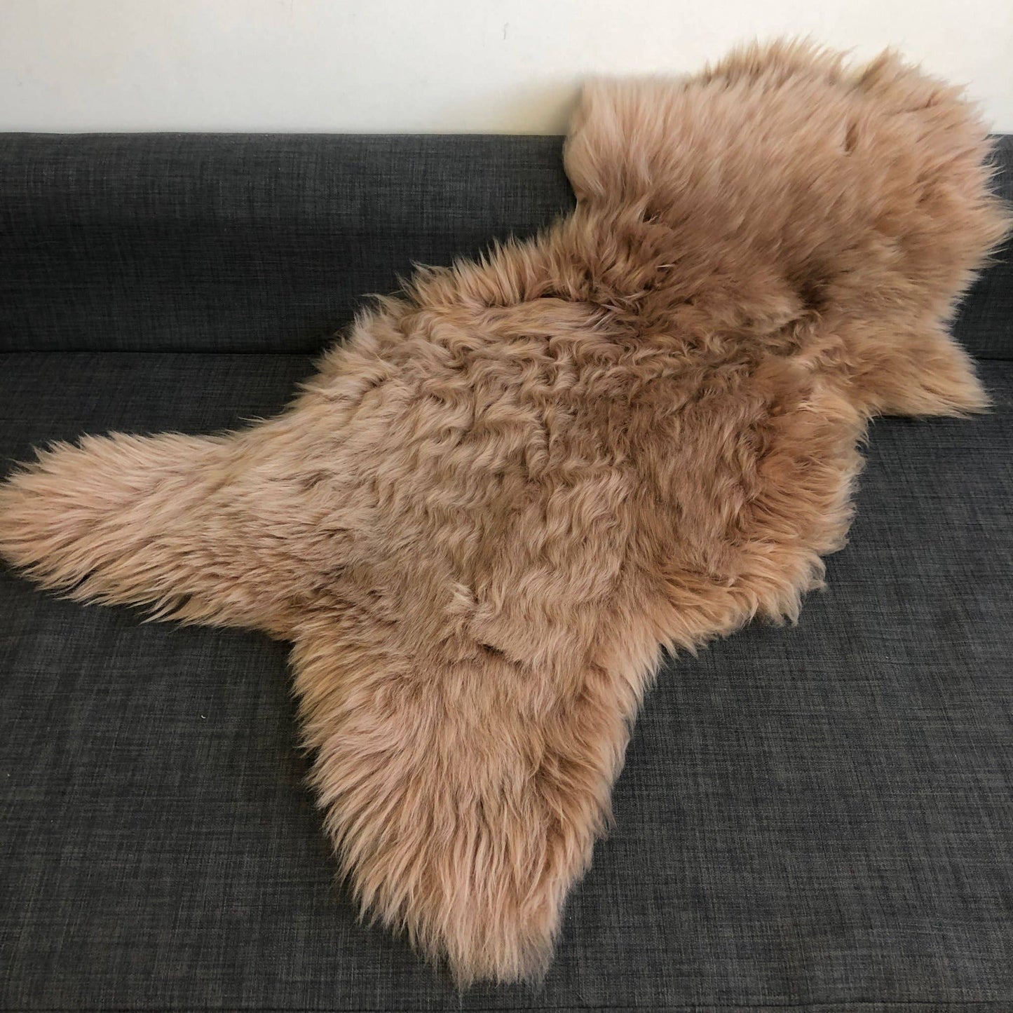 British Honey Gold Sheepskin Rug Sheep Skin Throw